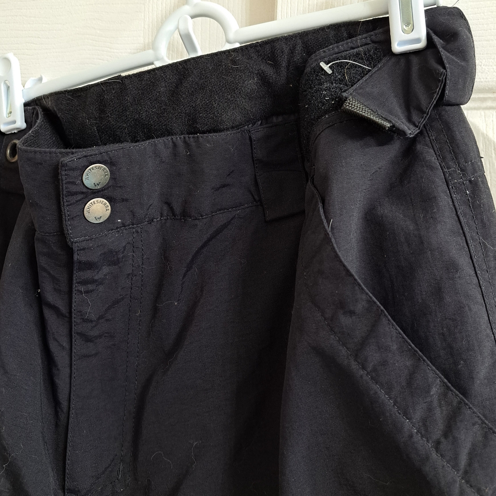 New Snow Pants Black Pockets By White Sierra Ski Men's Pants